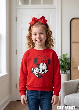 H&m яскравий теплий світшот для дівчинки 4-5-6 років светр на флісі