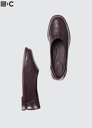 Uniqlo square flat shoes