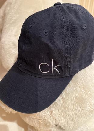 Оригинальная кепка calvin klein golf, синего цвета.