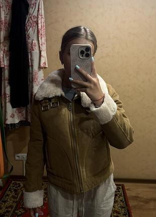 Дубленка женская h&m