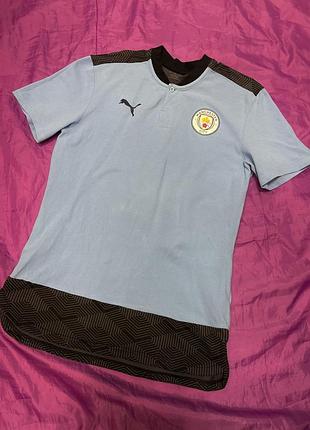 Чоловіча спортивна футболка puma&manchester city л-хл бавовна оригінал