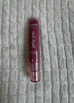 Nyx professional makeup jelly job  блиск з ефектом об'ємного сяйва для губ, jelly blushin