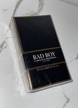 Чоловічі парфуми carolina herrera bad boy 80 мл духи шлейфові