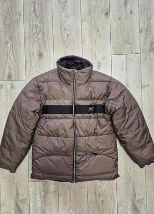 Мужская двусторонняя пуховая куртка helly hansen,m размер