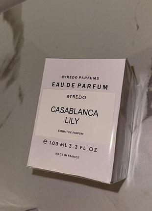 Нішеві парфуми byredo casablanca lily✨100 мл духи шлейфові