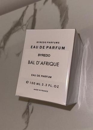 Нішеві парфуми byredo bal d’afrique✨100 мл духи шлейфові