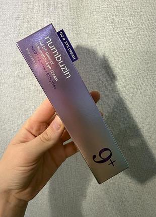 Numbuzin no.9 nad+ retinol volumetox eye cream — це високотехнологічний антивіковий крем-«філер» 10 мл - створений для відновлення втраченого об'єму