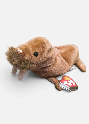 Мягкая игрушка ty beanie babies paul - морж, 20 см