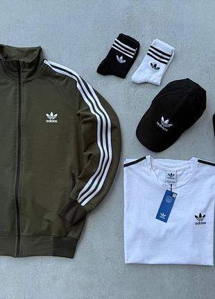 Чоловічий спортивний костюм комплект 4в1 adidas premium 🔮