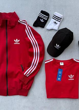 Чоловічий спортивний костюм комплект 4в1 adidas premium 🔮