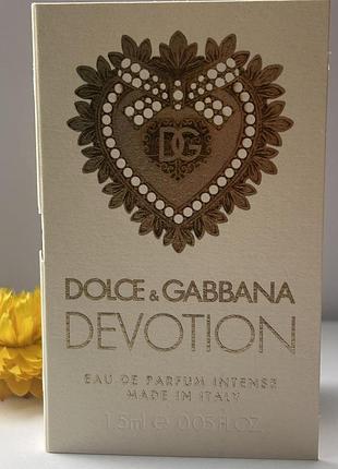 Оригінал пробник парфум парфумована вода  dolce & gabbana devotion intense
