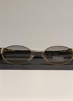 👓👓 овальные очки на металлической оправе хамелеон 👓👓
