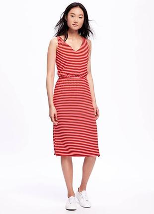 Сукня червона в смужку old navy