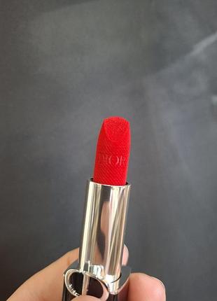 Помада для губ 760 favorite velvet rouge dior refillable lipstick