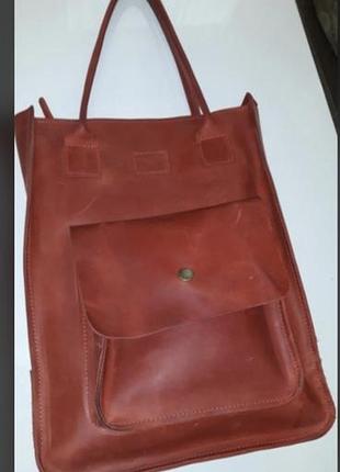 Кожаная сумка squirrels bag 6