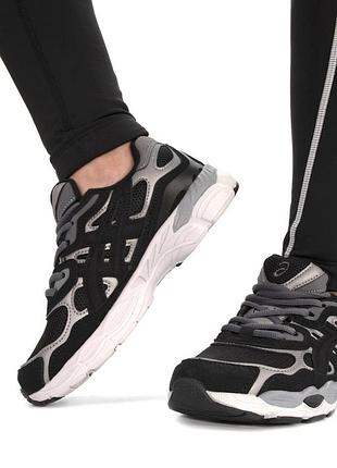 Gel-nyc black silver 36-45 унисекс