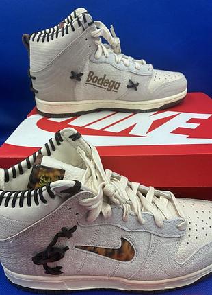 Кроссовки nike dunk high legend x bodega (us 8)