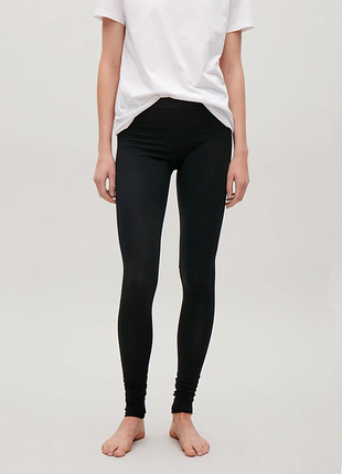 Леггинсы cos + slim jersey leggings - xs-s