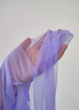 Ультратонкие  лавандово- сиреневые колготки 10 den (one size)