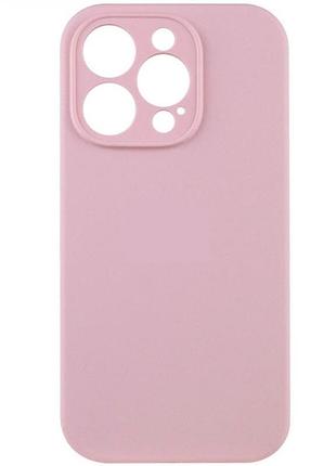 Чехол с защитой камеры silicone case full apple iphone 15 pro lilac purple