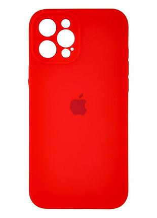 Чехол original full size with frame для apple iphone 12 pro max red