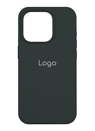 Чехол spase silicone case full size aa iphone 15 pro atrovirens