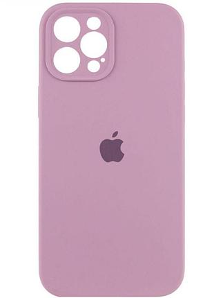 Чохол із захистом камери silicone case full iphone 14 lilac purple