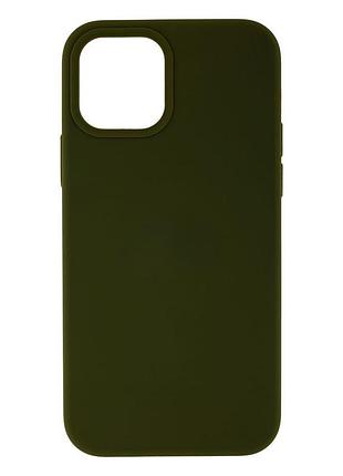 Чехол silicone case aa iphone 12/ iphone 12 pro cyprus green