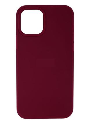 Чехол silicone case aa apple iphone 12 pro max maroon