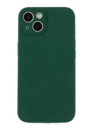 Чохол із захистом камери silicone case full iphone 13 dark green (31932_2908859)