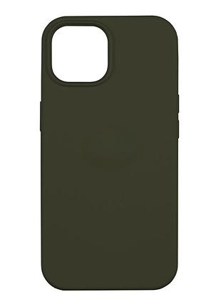 Чехол silicone case aa iphone 14 cyprus green