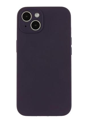 Чохол із захистом камери silicone case full apple iphone 13 elderberry (31932_2908862)