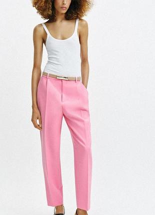 Штани zara см рожеві зара