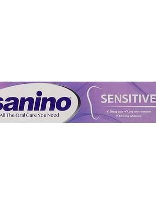 Зубная паста 75мл sensitive защита для чувствительных зубов тм sanino