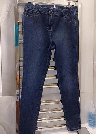 Женские темно синие джинсы skinny размер l -xl