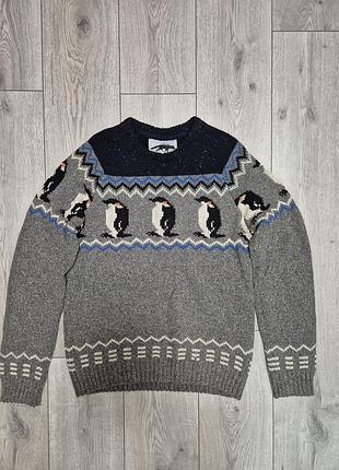 Чоловічий в'язаний светр urban outfitters hero penguin,м розмір
