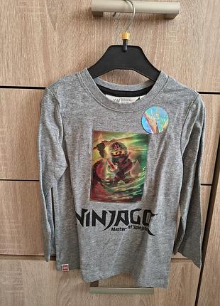Детский реглан герои ниндзя lego ninjago h&amp;m р. 3/4