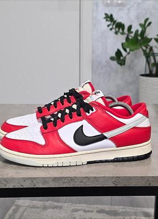 Шкіряні кросівки nike dunk оригінал