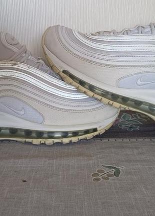 Кросівки nike air max 97  white шкіра р.38 ст24см ориг