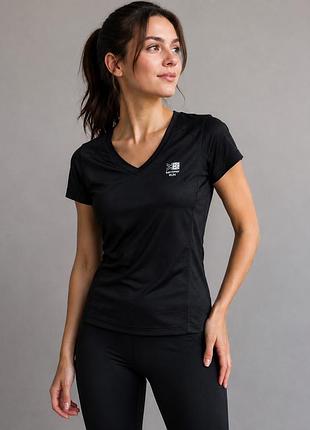 Karrimor run — спортивна чорна футболка, р. 36 /s