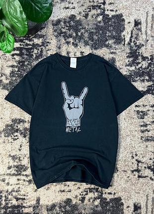 Футболка death to all but metal