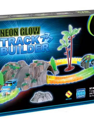 Дитячий трек-конструктор «neon glow track builder», новий