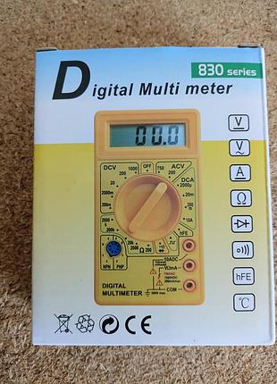 Цифровой мультиметр dt-830 серии / новый тестер