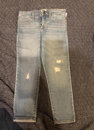 Джинсы бойфренд 5-7 лет