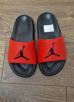 Шльопанці jordan jumpman slide fq1598-600 р.44 чорно-червоний
