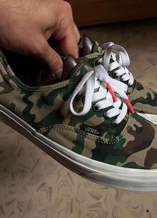 Кеды vans 42р (26.5см) камуфляж