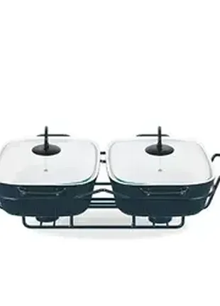 Подвійний марміт прямокутний maestro mr-11260-73-2 1,1 л 29 см