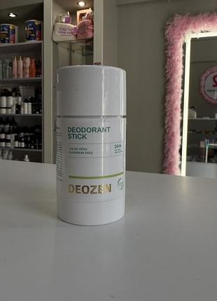 Дезодорант-стік deozen deodorant stick 24h з алое вера, без алюмінію, жіночий, 50 г