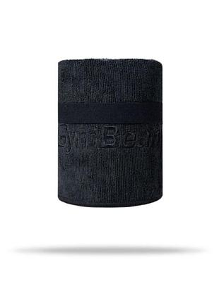 Спортивний рушник з мікрофібри medium чорний - gymbeam