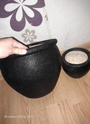 Вазон на цветы керамический